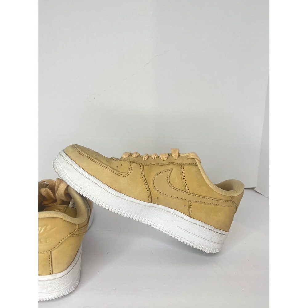 Nike Air Force 1 '07 LV8 Wheat Flax Tan Nubuck Low Sneakers Women's 7 DR9503-201 - Picture 12 of 16